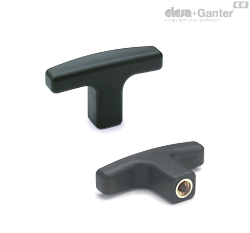 L.652-B T-Handles Plain or threaded hole | Elesa+Ganter